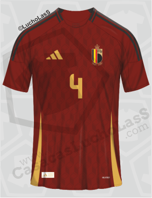 camiseta Bélgica 2024