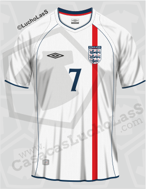 camiseta Inglaterra