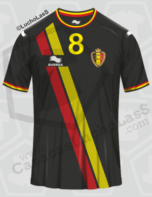 camiseta Bélgica 2004