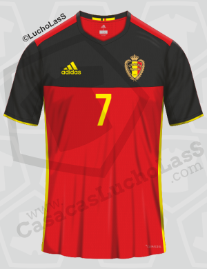 camiseta Bélgica