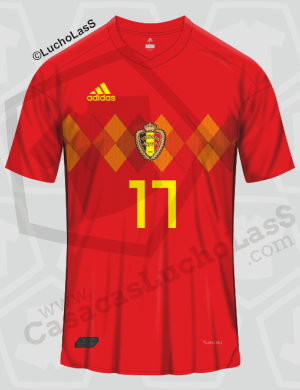 camiseta Bélgica