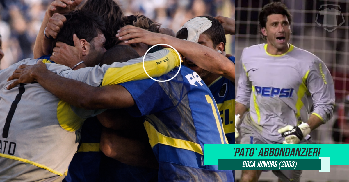 camiseta de Brasil Pato Abbondanzieri Boca Juniors 2003