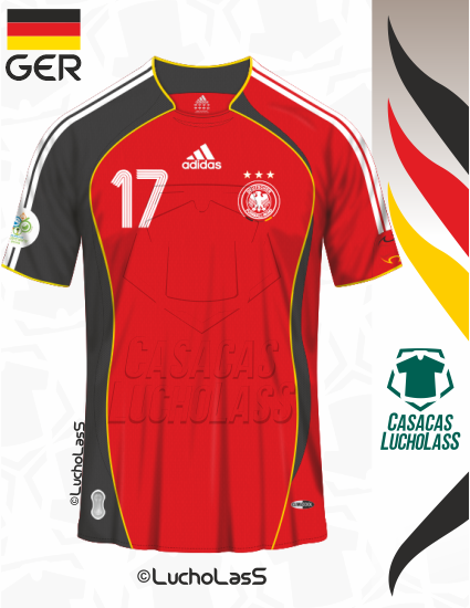 camiseta Alemania 2006
