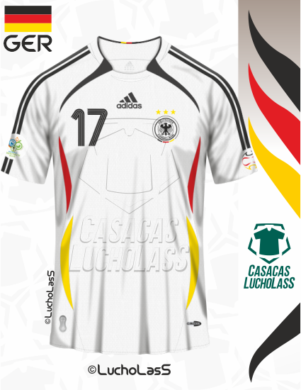 camiseta Alemania 2006