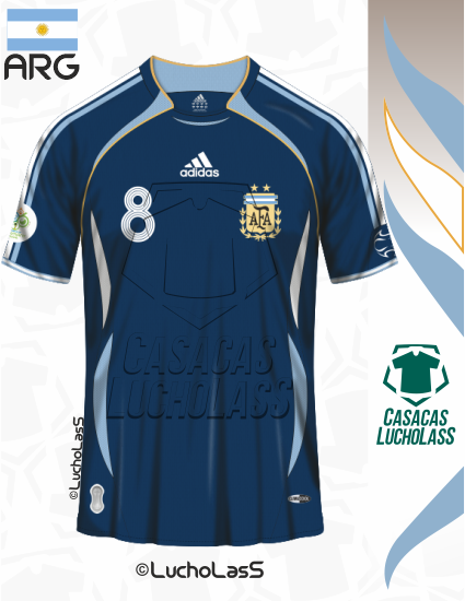 camiseta Argentina 2006