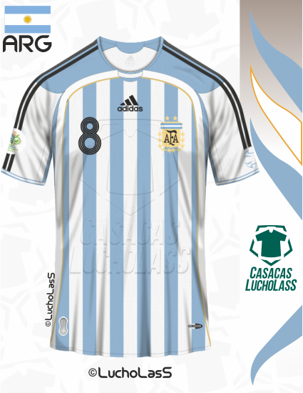 camiseta Argentina 2006