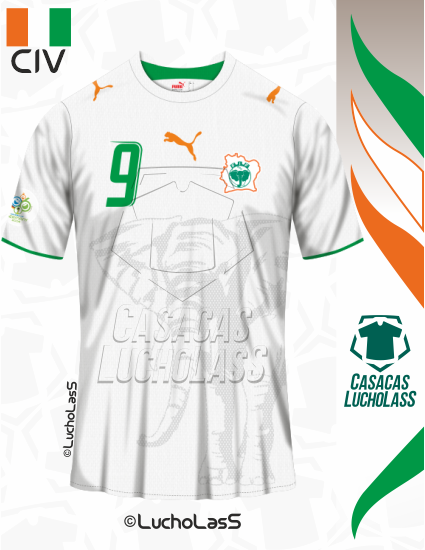 camiseta Costa de Marfil 2006