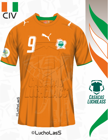 camiseta Costa de Marfil 2006