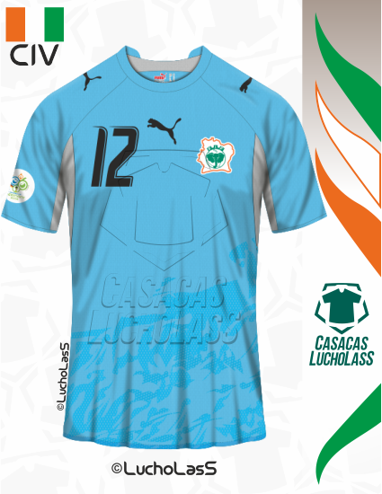 camiseta Costa de Marfil 2006