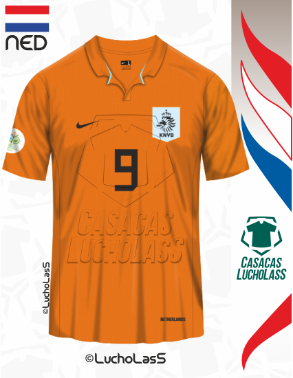 camiseta Países Bajos 2006