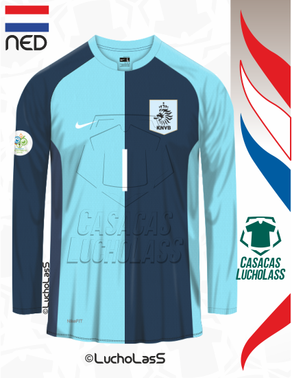 camiseta Países Bajos 2006