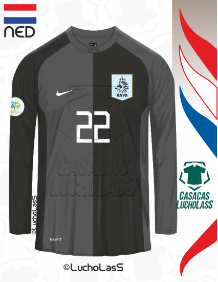 camiseta Países Bajos 2006