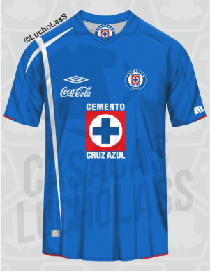 camiseta Club de Fútbol Cruz Azul