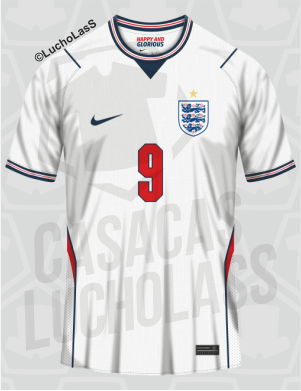 camiseta Inglaterra