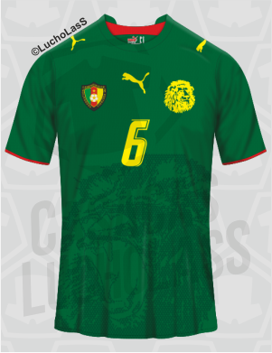 camiseta Camerún