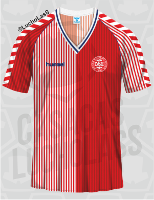 camiseta Dinamarca