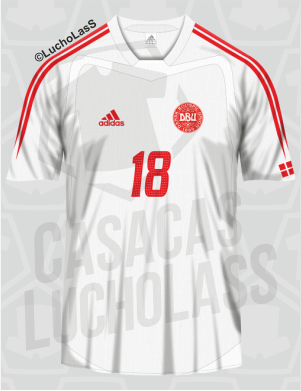 camiseta Dinamarca