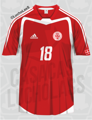 camiseta Dinamarca