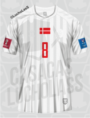 camiseta Dinamarca