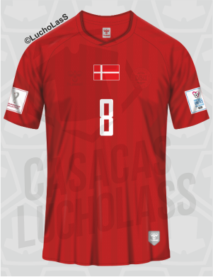 camiseta Dinamarca