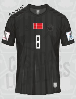 camiseta Dinamarca
