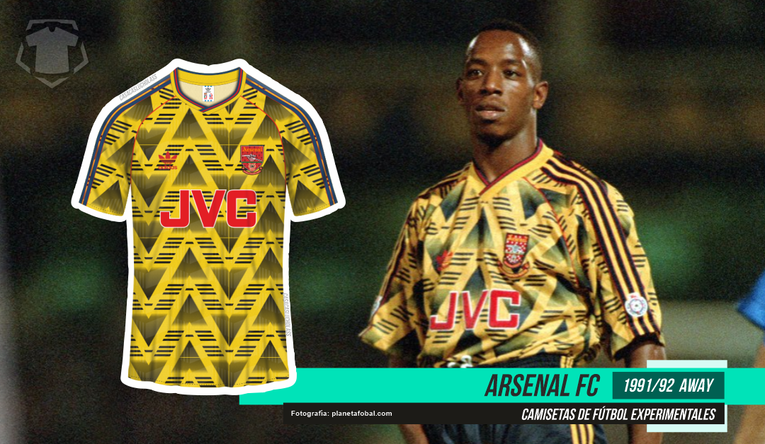 camisetas de fútbol experimentales: Arsenal FC 1991