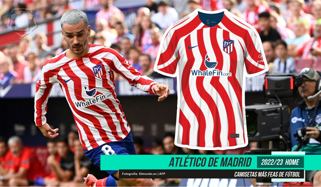 Peores camisetas de fútbol: Atlético de Madrid 2022/23