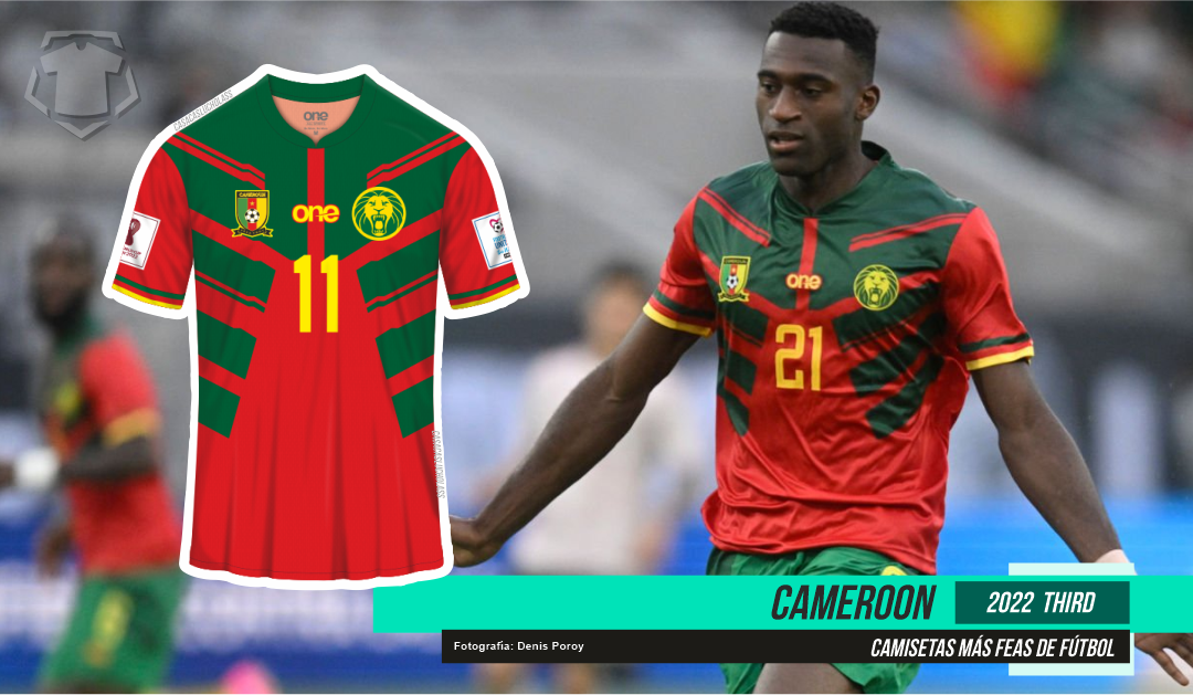 Peores camisetas de fútbol: Cameroon 2022