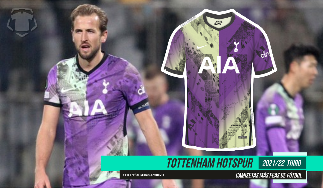 Peores camisetas de fútbol: Tottenham Hotspur 2021/22