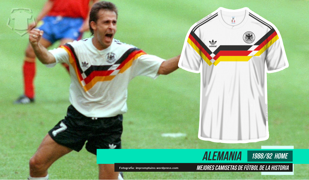 Mejores camisetas de fútbol de la historia:  Alemania 1988/92