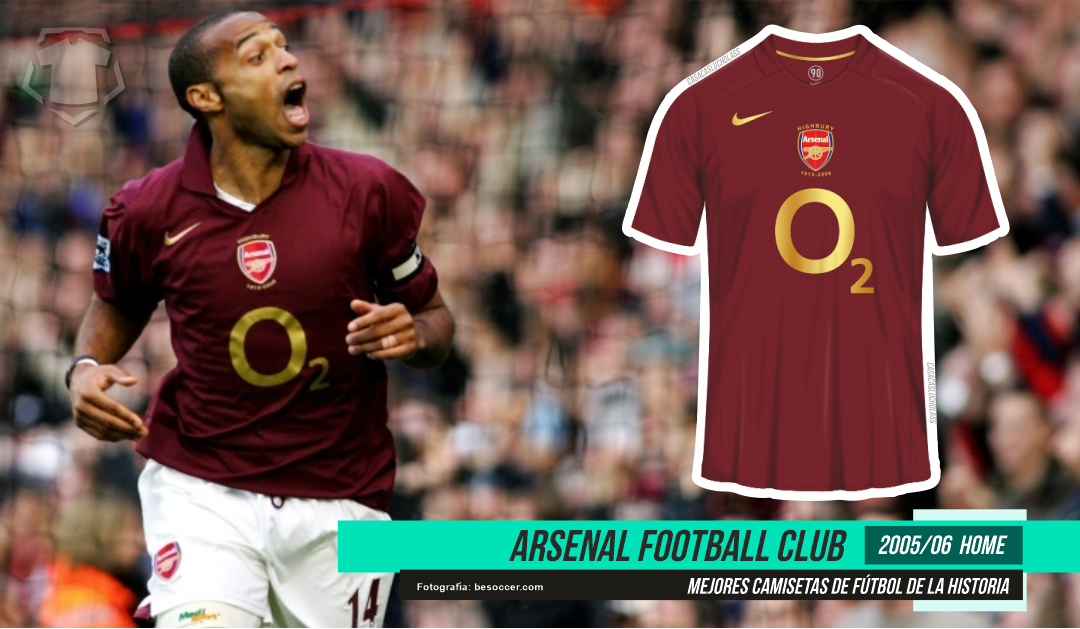 Mejores camisetas de fútbol de la historia:  Arsenal FC 2005/06