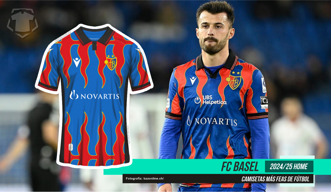Peores camisetas de fútbol: FC Basel 2024/25