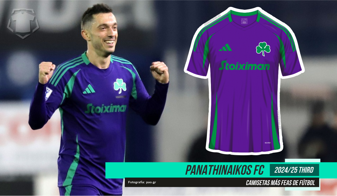 Peores camisetas de fútbol: Panathinaikos FC 2024/25